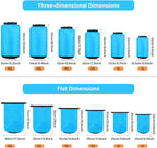 6 Pcs Waterproof Dry Bag Sack Lightweight Outdoor Dry Bags 35 L, 20 L, 15 L - Image 2