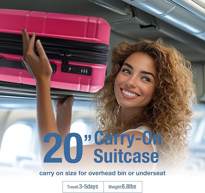 KYME Carry On Luggage 22x14x9 Airline Approved - Image 3