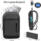 Business Backpack for Men Lightweight Commute Laptop Backpack Anti-Theft Water - Image 2