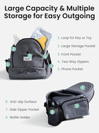 Baby Hip Seat Carrier, GROWNSY Ergonomic Hip Seat Baby Carrier - Image 2