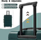 Merax Luggage Sets of 3 Piece Carry on Suitcase Airline Approved, Hardcase - Image 5
