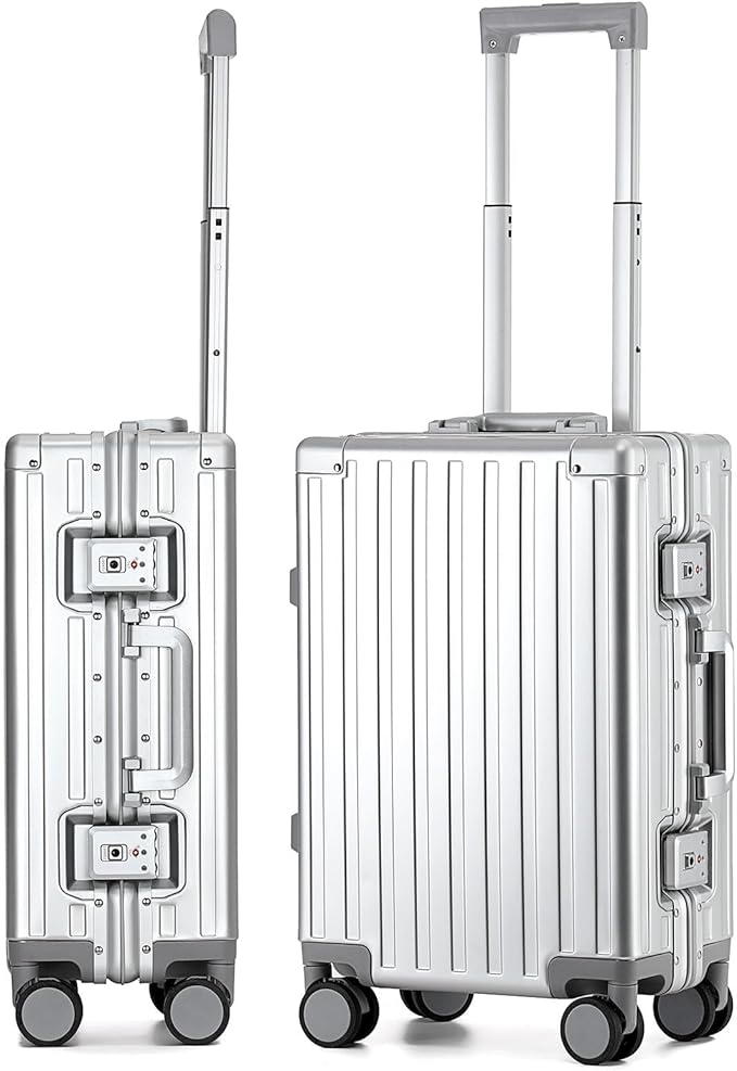 20 Inch All Aluminum Carry On Luggage 22x14x9 Airline Approved by Unknown