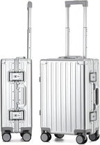 20 Inch All Aluminum Carry On Luggage 22x14x9 Airline Approved by Unknown