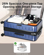 Luggage Sets 2 Pieces, 20 Inch Carry On Luggage and Expandable 28 Inch Checked - Image 2