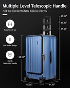 Checked Luggage, Large Suitcase 29 Inch Trunk Luggage - Image 9