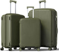 Nazhura Luggage Set, 3-Piece Hardside Suitcase Set, 20-inch Carry On, 28-inch by NazhuraGoodCompanionAtHome