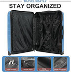 Luggage Sets 4 Piece, ABS PC Lightweight Suitcases - Image 5