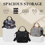 Hibiscus Small Lunch Bag Lightweight Insulated Lunch Box - Image 7