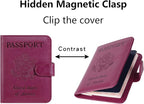 Passport Holder Cover Wallet RFID Blocking Leather Card Case Travel Accessories - Image 5