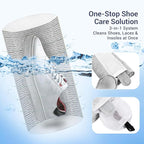 Shoe Washing Machine Bag with 2 Mesh Pockets, One-Step Shoe Laundry Bag - Image 3