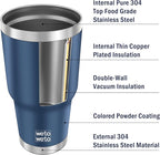 WETOWETO 30 oz Tumbler Stainless Steel Vacuum Insulated Coffee Cup Double Wall - Image 4