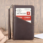 Polare Full Grain Leather Passport Holder - Image 2