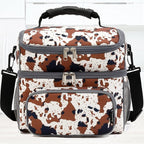 FlowFly Double Layer Cooler Insulated Lunch Bag Adult Lunch Box Large Tote Bag - Image 7