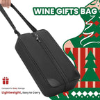 ALLCAMP Wine tote Bag with Cooler Compartment, Picnic Set Carrying Two sets of - Image 4