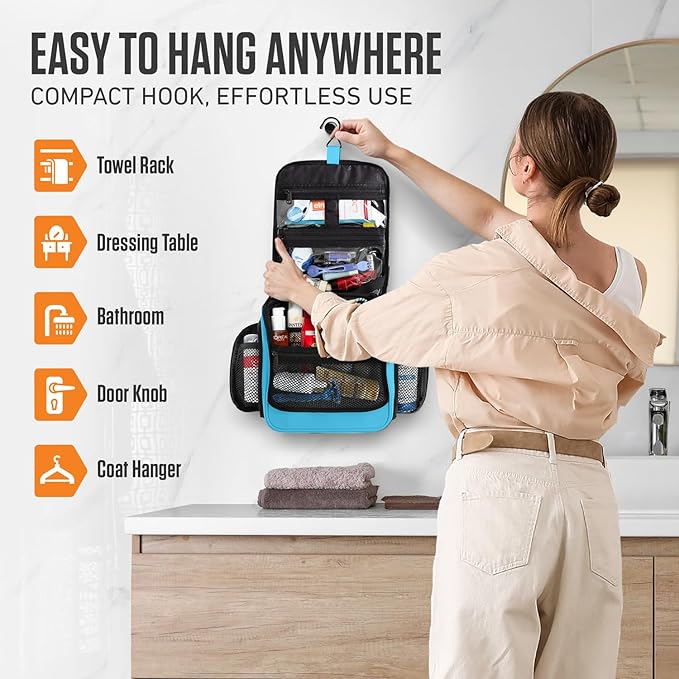 VENTURE 4TH Hanging Travel Toiletry Bag - Image 7