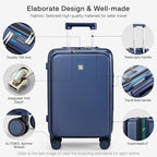 Hanke Grace Expandable Carry On Luggage - Image 3