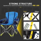 FAIR WIND Oversized Fully Padded Camping Chair - Image 6