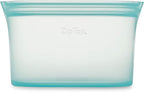 Zip Top Reusable Food Storage Bags | Medium Dish | Silicone Meal Prep Container - Image 2