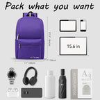OMOUBOI Casual Daypacks Superbreak Backpack 14 inch Laptop Backpack - Image 5