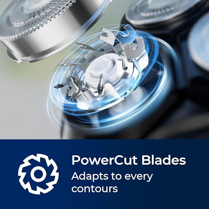 Cordless Electric Razor for Men: 3-in-1 Shaver for Beard/Nose/Sideburns - Image 2