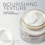 RoC Derm Correxion Neck Cream with Hyaluronic Acid + Advanced Retinol to visibly Tighten & Lift Horizontal Neck Lines, Facial Moisturizer to Contour Face (1.7 oz) with RoC Retinol Eye Packette
