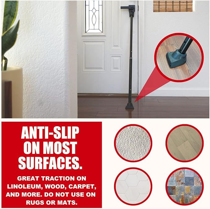 SECURITYMAN 2-in-1 Door Security Bar & Sliding Door Security Bar - Image 6