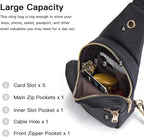 Telena Small Sling Bag for Women Leather Crossbody Fanny Packs Chest Bag for - Image 3