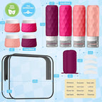 16Pack Travel Bottles for Toiletries, TSA Approved Travel Size Toiletries - Image 2