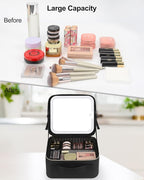 Chomeiu Makeup Bag with LED Mirror, Travel Makeup Case - Image 5