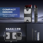 Mens Business Card Holder, Slim Card Wallet - Image 3