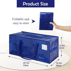 8 Pack Heavy Duty Extra Large Moving Bags - Image 2