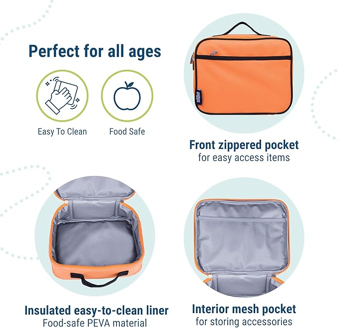 Wildkin Kids Insulated Lunch Box – Durable and Reusable - Image 4