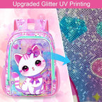 CCJPX Toddler Backpack for Boys Girls, Dinosaur Unicorn Cat Preschool Bookbag - Image 5