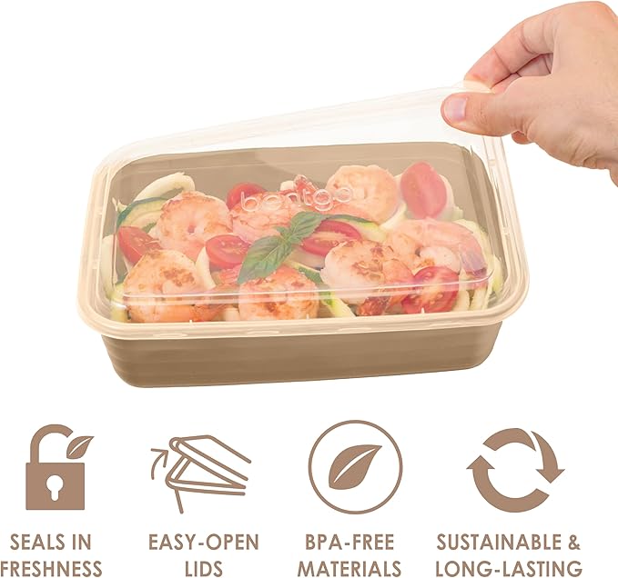 Bentgo 20-Piece Lightweight, Reusable BPA-Free 1-Compartment Containers - Image 4