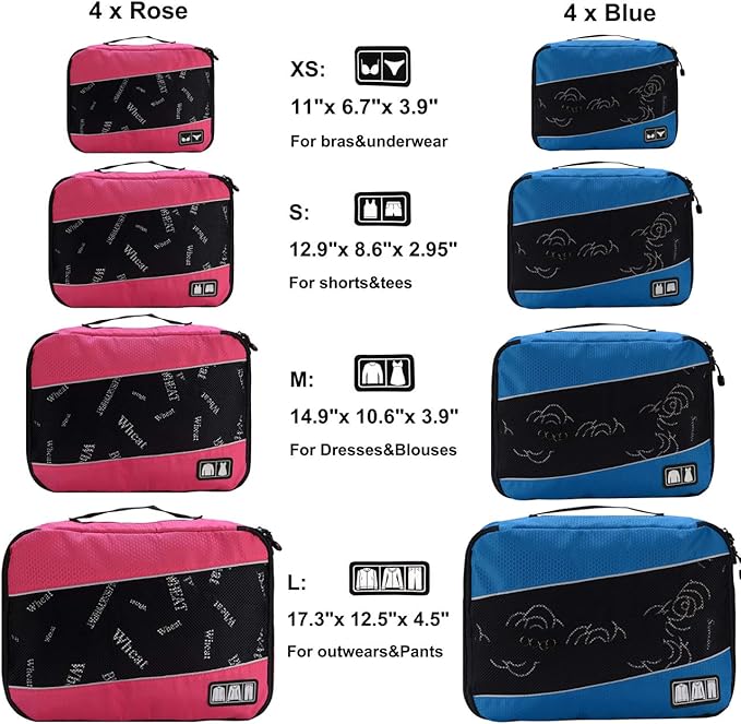 Packing Cubes Luggage Bags Organizer Durable Travel Accessories - Image 2