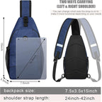 Crossbody Bags for Women Men Trendy Sling Bag Bakpack Casual Chest Bag - Image 2