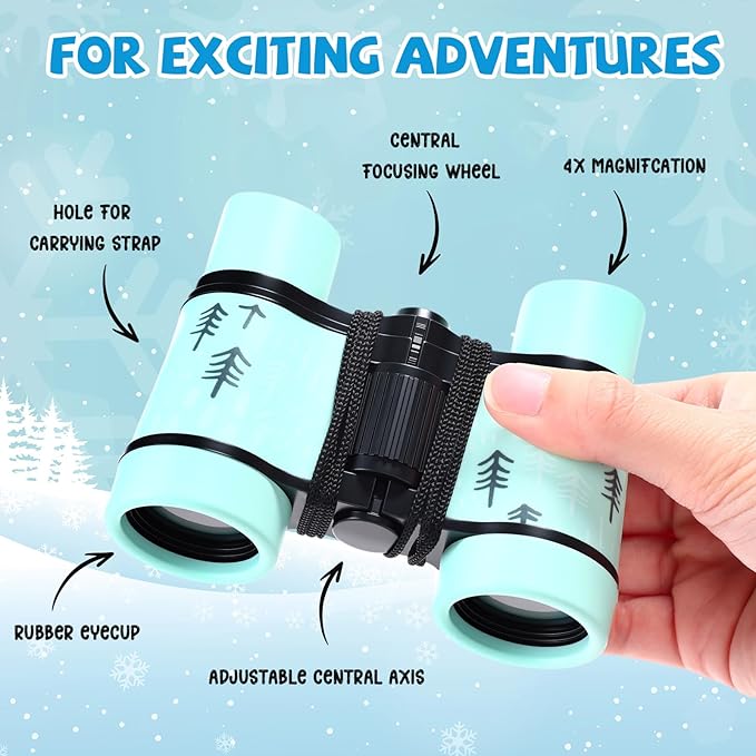 12 Set Binocular Compass Magnifying Glass Set Christmas Birthday Gift Small - Image 5
