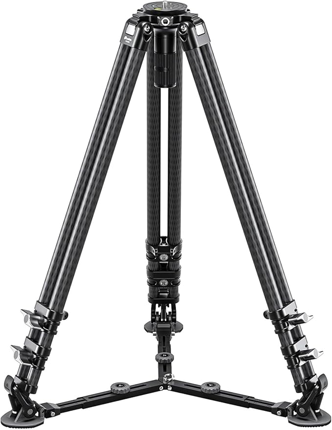Leofoto LVC-253C+BV-15 King Kong Series Carbon Fiber Dual Leg Video Tripod w - Image 4