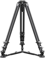 Leofoto LVC-253C+BV-15 King Kong Series Carbon Fiber Dual Leg Video Tripod w - Image 4