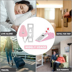 MBBEST Hotel Door Lock & Door Stop Alarm, Dual Protection Security Devices - Image 2