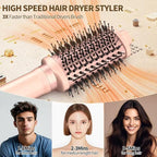 3-in-1 Hair Straightener Waves Curling Iron for Short & Long Hair Blow Out Dryer Brush Comb | Large Professional Salon Styling Tool Gift for Women,Men Hairstyles,Gfit for Men Women Teen