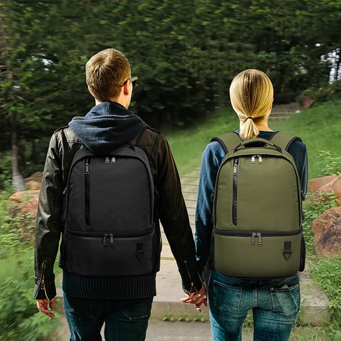 TUGUAN Insulated Cooler Backpack 38 Cans Double Deck Leakproof Lightweight Soft - Image 2