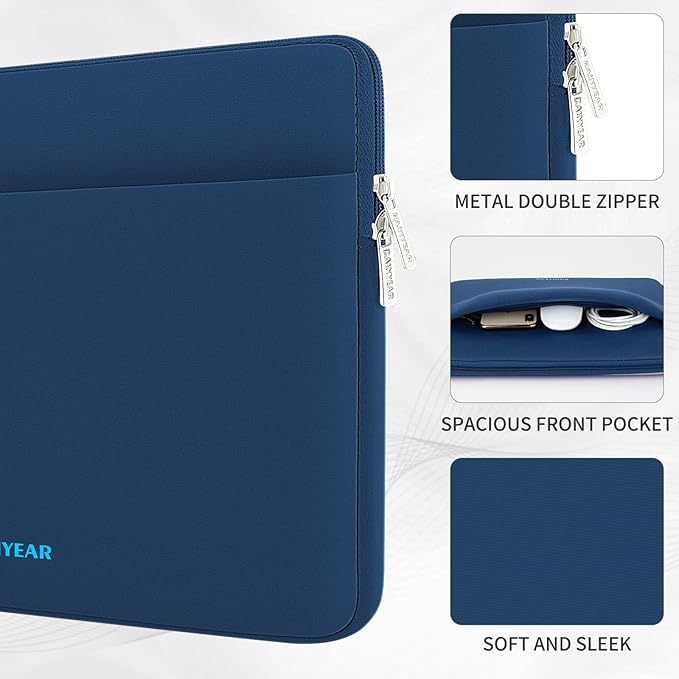 RAINYEAR Laptop Sleeve Case 13.3 Inch, Protective Portable Case - Image 2