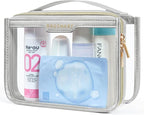 BAGSMART TSA Approved Toiletry Bag, Makeup Cosmetic Pouch Bag by BAGSMART