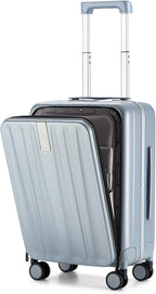 Hanke 20 Inch Carry On Luggage Hard Shell Suitcases by Hanke