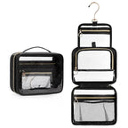 Toiletry Bag for Men, Transparent Makeup Bag Organizer Portable Skincare - Image 9