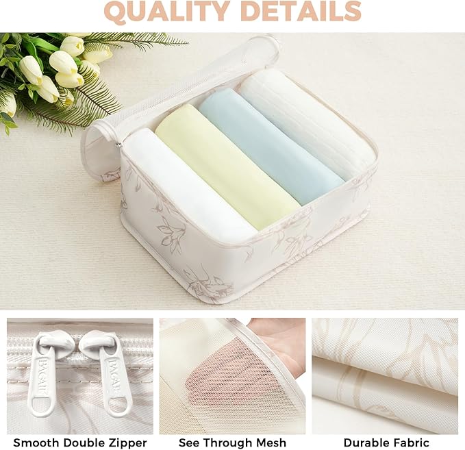BAGAIL 9 Set Packing Cubes Luggage Packing Organizers - Image 6