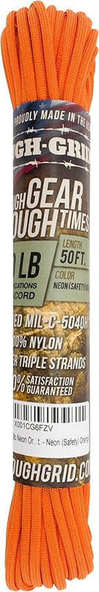 TOUGH-GRID 550 Paracord Rope Nylon Parachute Cord, Made in USA Survival Kit - Image 3