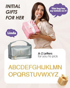 Customized Gifts for Women, Monogrammed Makeup Bag - Image 2