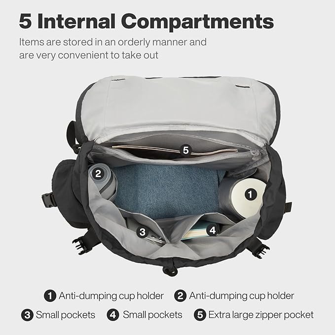 mixi Travel Backpack for Women Men, 18 Inch Carry On Laptop Backpack Flight - Image 7